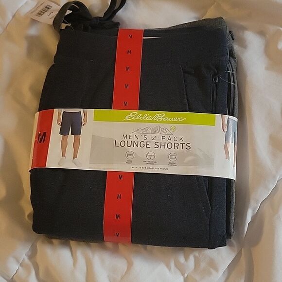 Eddie Bauer mens 2- pack Lounge Shorts,M - Picture 4 of 5